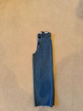 H&M Dark Blue Straight-Leg Jeans